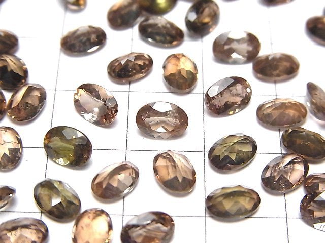 [Video]High Quality Andalusite AAA Loose stone Oval Faceted 7x5mm 3pcs