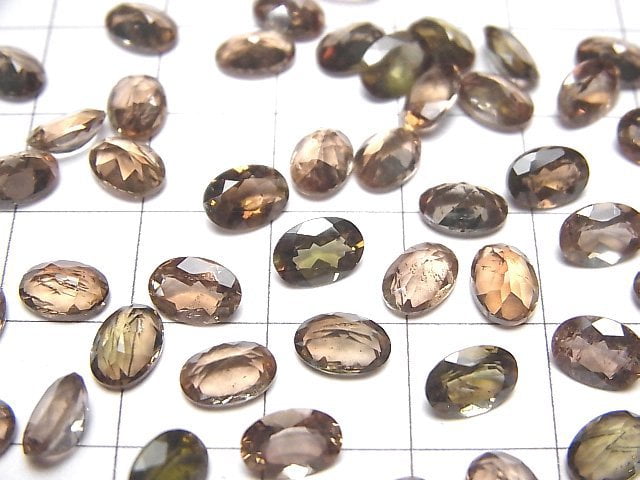 [Video]High Quality Andalusite AAA Loose stone Oval Faceted 7x5mm 3pcs