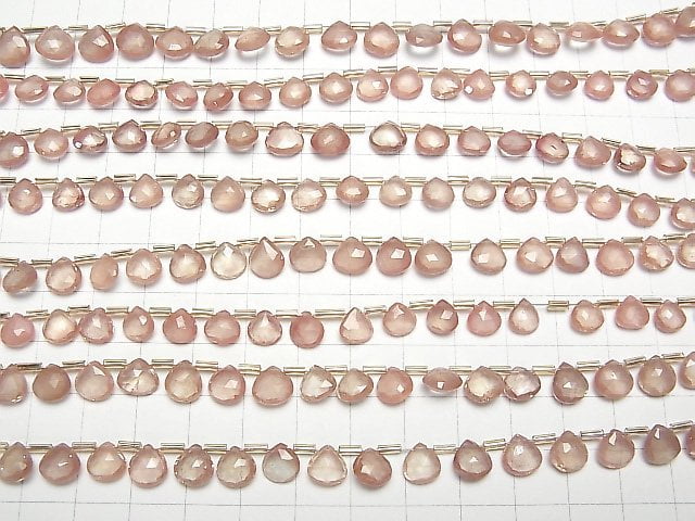 [Video]High Quality Andesine AAA Chestnut Faceted Briolette 1strand beads (aprx.7inch/18cm)