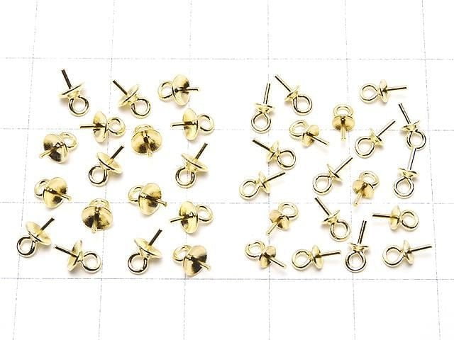 Silver925 Screw Eye Pin 18KGP 10pcs