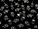 Silver925 Screw Eye Pin No coating 10pcs