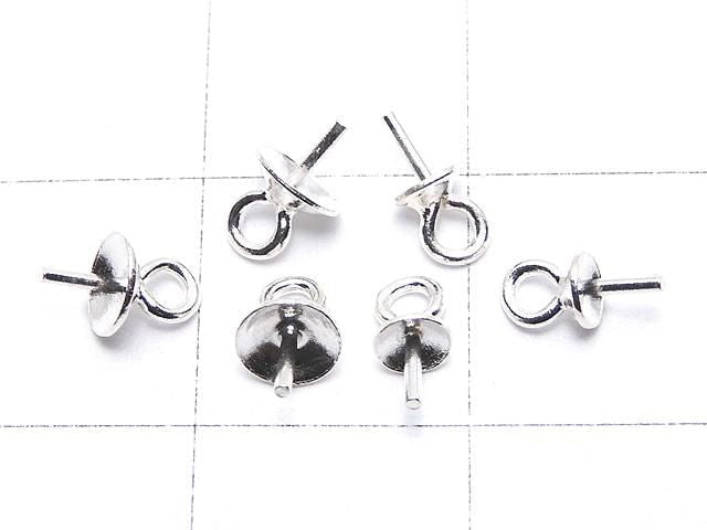 Silver925 Screw Eye Pin No coating 10pcs