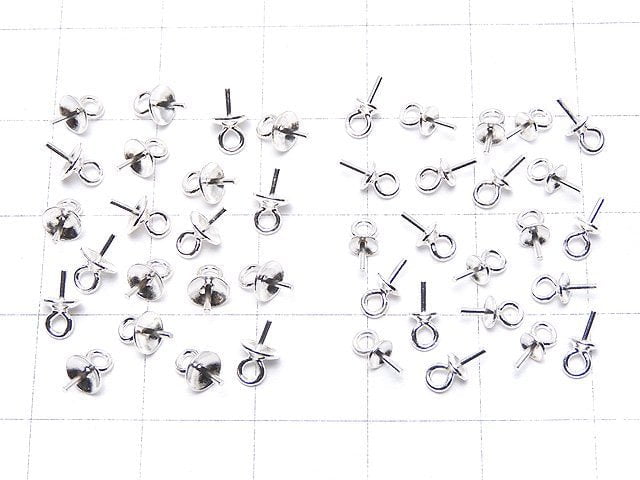 Silver925 Screw Eye Pin No coating 10pcs