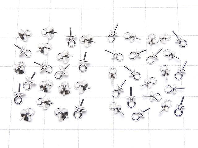 Silver925 Screw Eye Pin No coating 10pcs