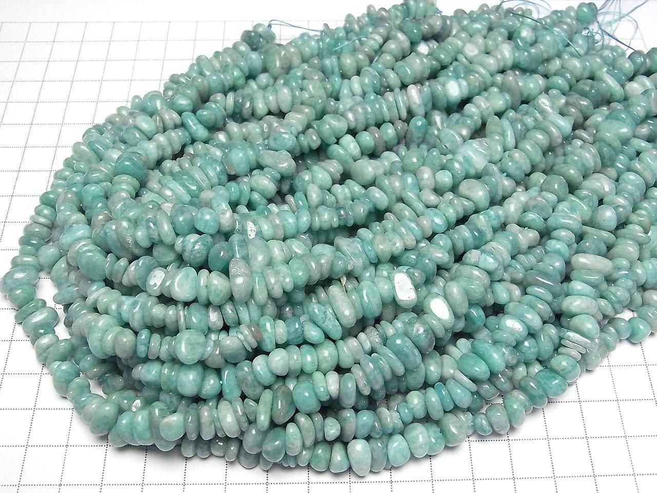 African Amazonite AA Chips (Small Nugget) 1-strand beads (approx. 15 inches/36 cm)