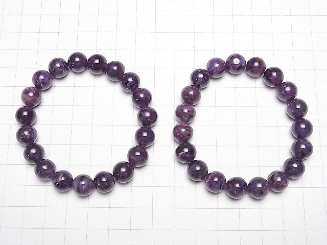 [Video] Charoite AA+ Round 10mm Bracelet