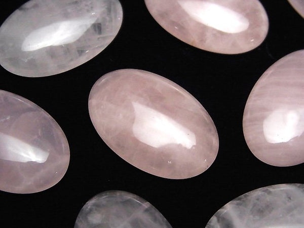 Cabochon, Rose Quartz Gemstone Beads