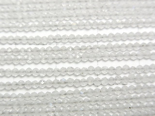 [Video]High Quality! Rainbow Moonstone AAA- Faceted Button Roundel 2x2x1.5mm 1strand beads (aprx.12inch/30cm)