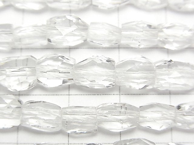 [Video]High Quality! Crystal AA++ Faceted Nugget half or 1strand beads (aprx.15inch/37cm)
