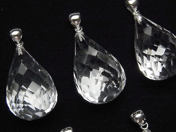 Accessories, Crystal Quartz, Drop, Pendant Gemstone Beads