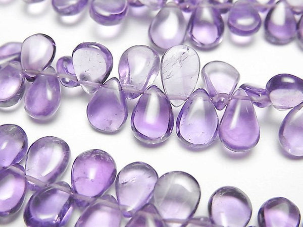 Amethyst, Pear Shape Gemstone Beads