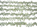 [Video]High Quality Green Kyanite AA++ Pear shape Faceted Briolette half or 1strand beads (aprx.7inch/18cm)