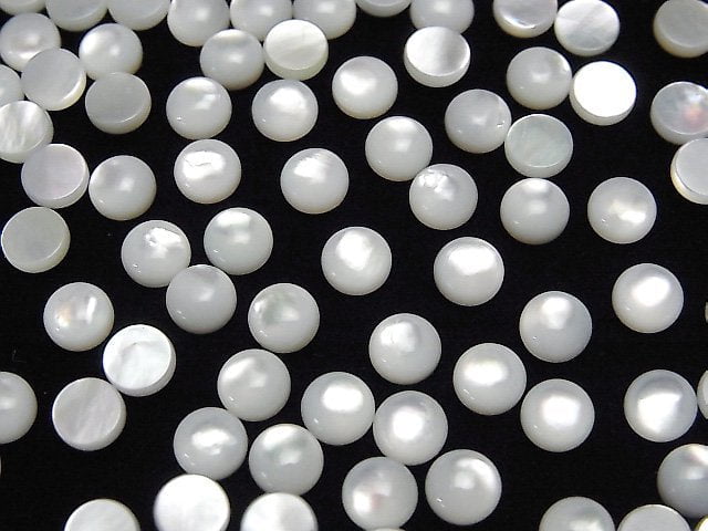 Cabochon, Mother of Pearl (Shell Beads) Pearl & Shell Beads