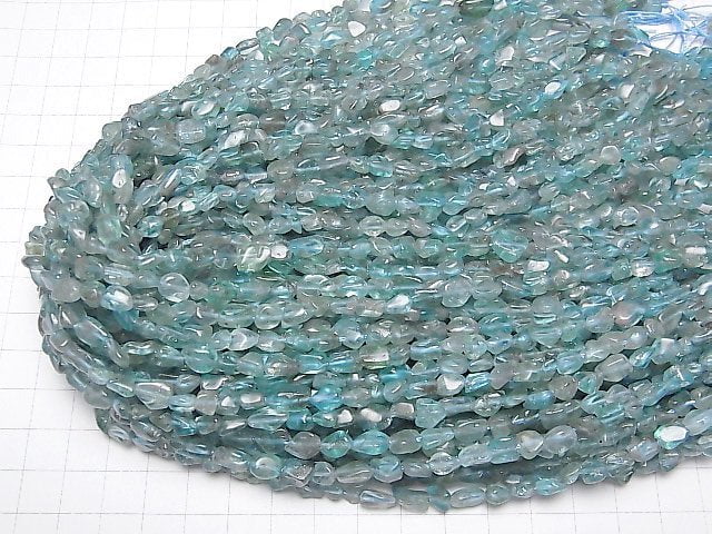 [Video] Apatite AA Nugget 1strand beads (aprx.15inch/38cm)