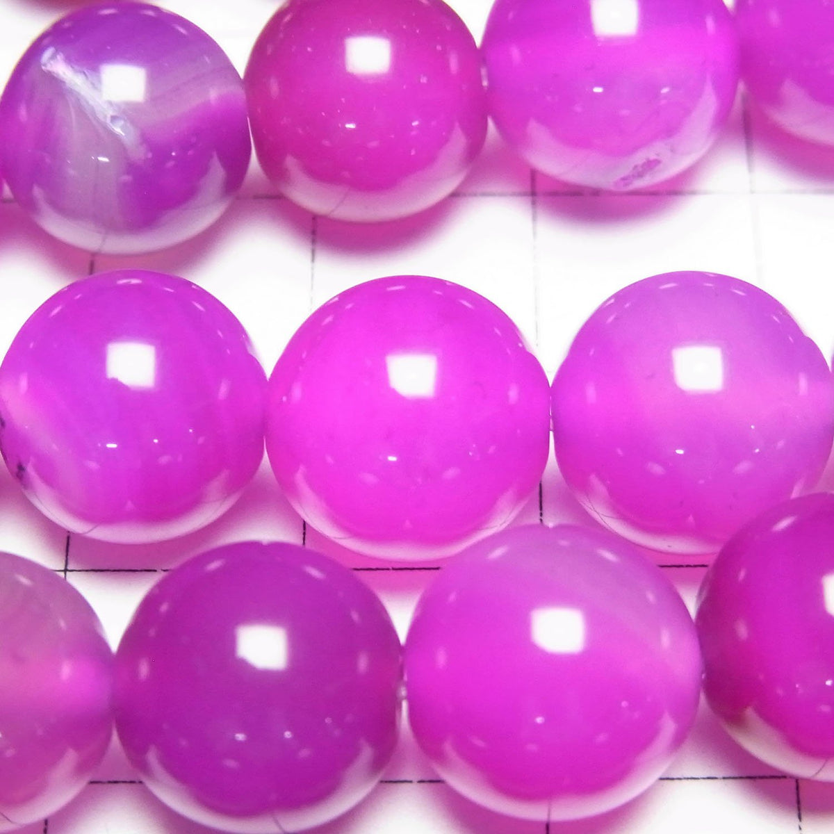 Pink Stripe Agate Round 12mm 1strand beads (aprx.15inch / 36cm)