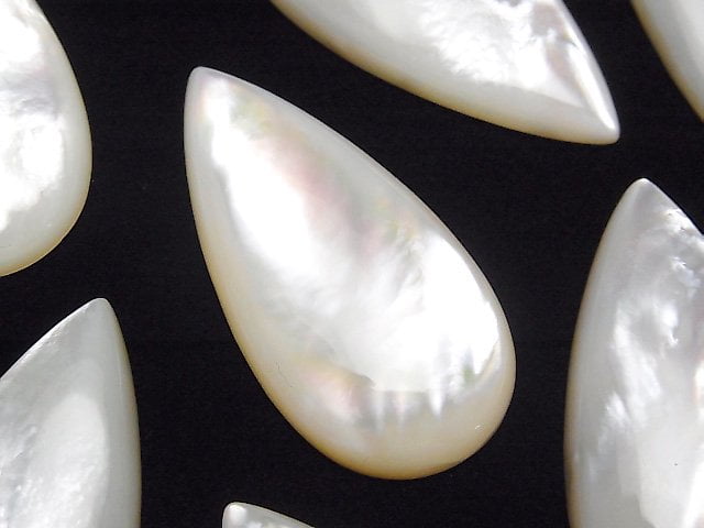 Cabochon, Mother of Pearl (Shell Beads) Pearl & Shell Beads