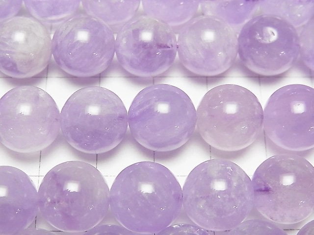 [Video] Lavender Amethyst AA++ Round 12mm half or 1strand beads (aprx.15inch/36cm)