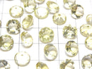 [Video]High Quality Lemon Quartz AAA Loose stone Round Faceted 8x8mm 4pcs