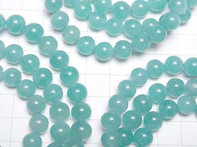 [Video] Mozambique Amazonite AA++ Round 8mm Bracelet