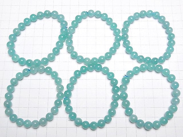 [Video] Mozambique Amazonite AA++ Round 8mm Bracelet