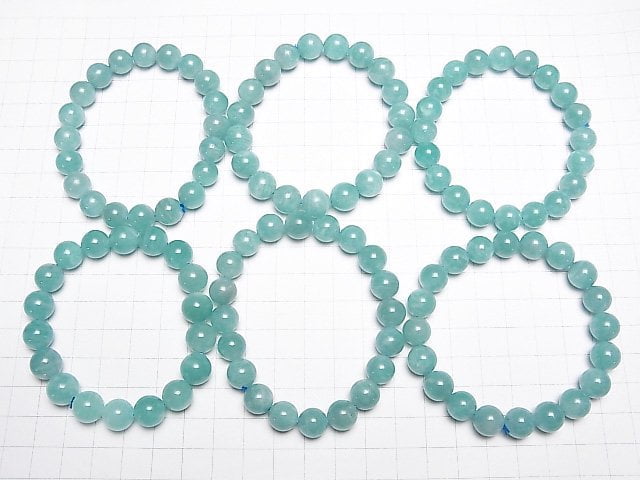 [Video] Mozambique Amazonite AA++ Round 10mm Bracelet