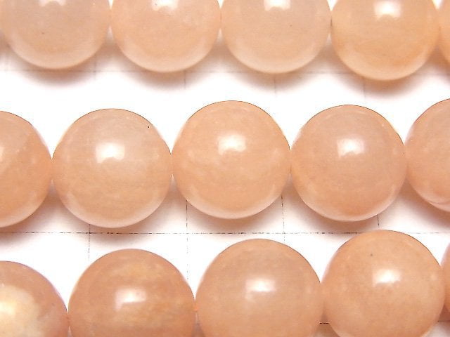 [Video] Pink orange Aventurine AAA- Round 12mm half or 1strand beads (aprx.15inch/36cm)