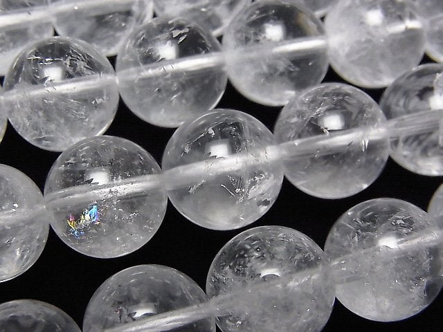 Himalayan Ice Quartz AA Round 12mm half or 1strand beads (aprx.15inch/38cm)