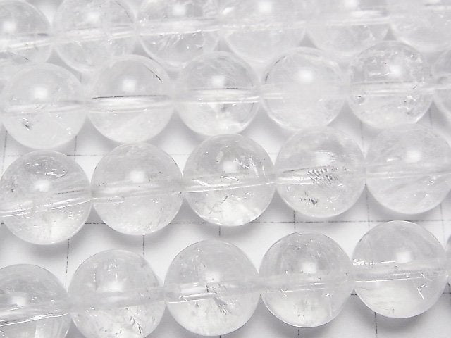 Himalayan Ice Quartz AA Round 12mm half or 1strand beads (aprx.15inch/38cm)