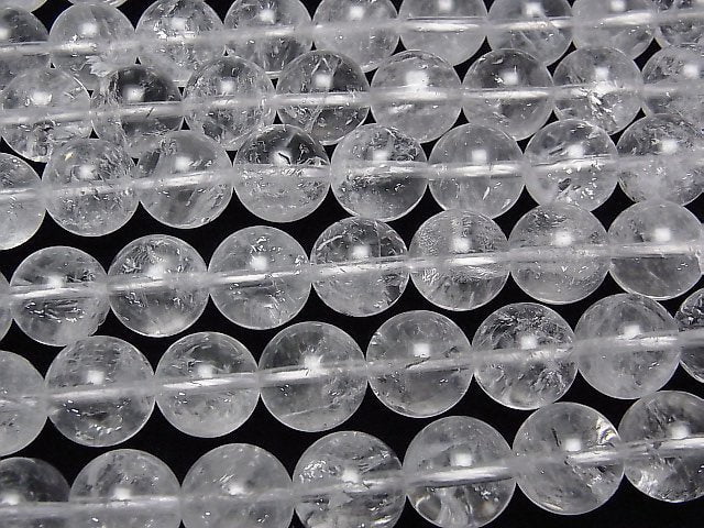 Himalayan Ice Quartz AA Round 12mm half or 1strand beads (aprx.15inch/38cm)