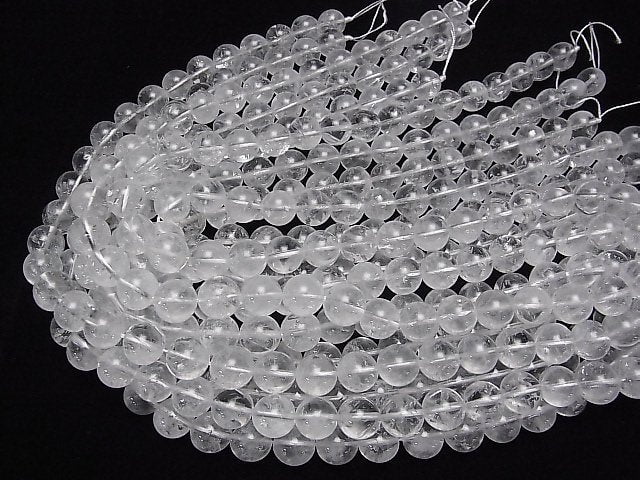 Himalayan Ice Quartz AA Round 12mm half or 1strand beads (aprx.15inch/38cm)