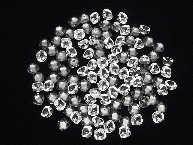 [Video]High Quality Crystal AAA Sugarloaf Cut 6x6mm 4pcs