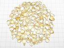 [Video]High Quality Citrine AAA Half Drilled Hole Rough Faceted Drop 3pcs