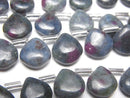 Chestnut Shape, Ruby in Fuchsite Gemstone Beads