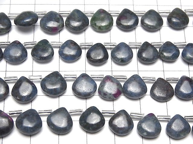[Video] Ruby in Fuchsite AA++ Chestnut (Smooth) 1strand (17pcs )