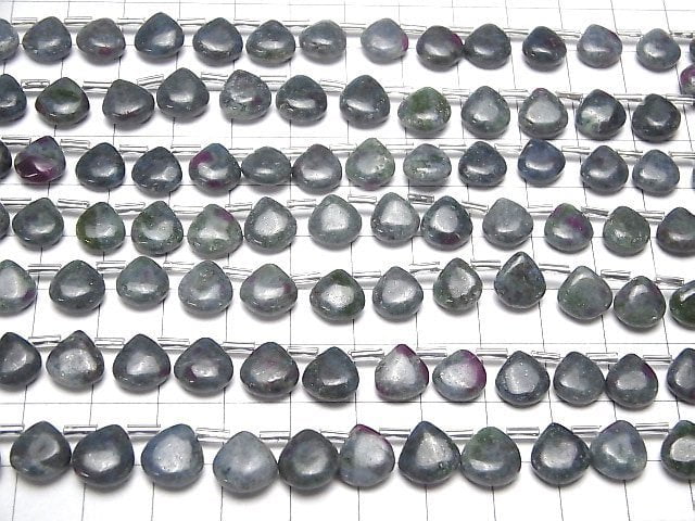 [Video] Ruby in Fuchsite AA+ Chestnut (Smooth) 1strand (17pcs )