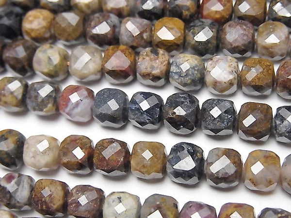 Cube, Pietersite Gemstone Beads