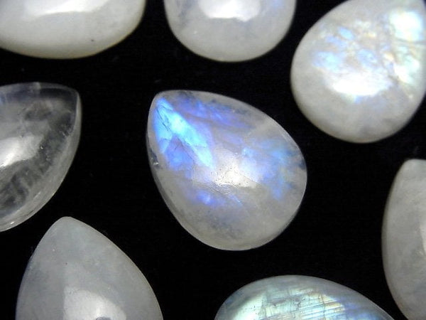 Cabochon, Rainbow Moonstone Gemstone Beads