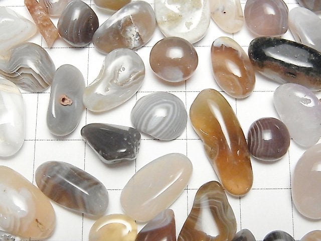 Botswana Agate Undrilled Chips [M size] 100g