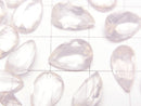 [Video]High Quality Rose Quartz AAA Loose stone Pear shape Faceted 12x8mm 2pcs