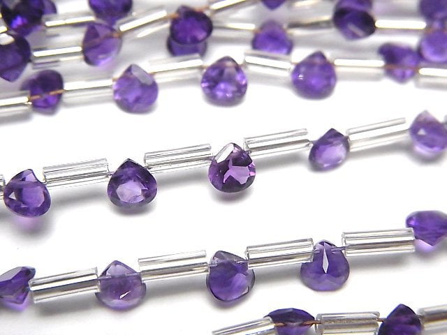 Amethyst, Chestnut Shape Gemstone Beads