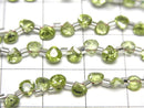 [Video]High Quality Peridot AAA Chestnut Faceted 4x4mm 1strand (28pcs )