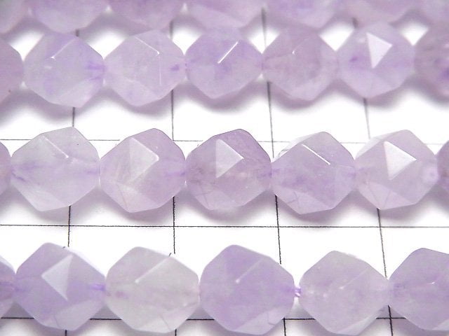 [Video] Lavender Amethyst AA++ 24Faceted Round 8mm half or 1strand beads (aprx.15inch/36cm)