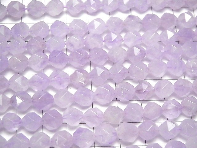 [Video] Lavender Amethyst AA++ 24Faceted Round 8mm half or 1strand beads (aprx.15inch/36cm)