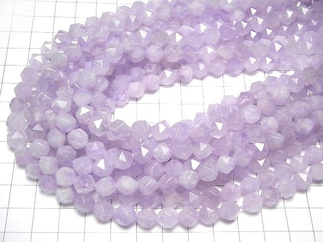 [Video] Lavender Amethyst AA++ 24Faceted Round 8mm half or 1strand beads (aprx.15inch/36cm)