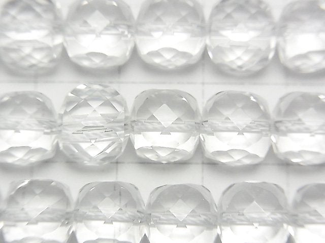 [Video] Crystal AAA- Cube Shape 8x8x8mm 1/4 or 1strand beads (aprx.14inch/35cm)