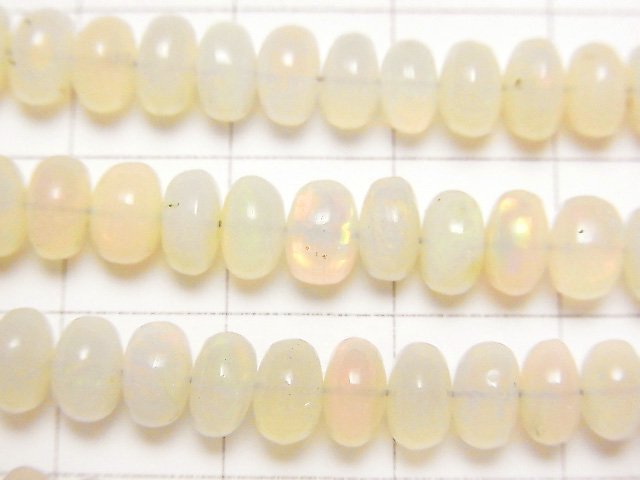 [Video] Ethiopia Opal AA++ Rondelle 1strand beads (aprx.17inch/41cm)