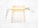 Drawstring (Organdy) [Yellow orange, S size] 5pcs