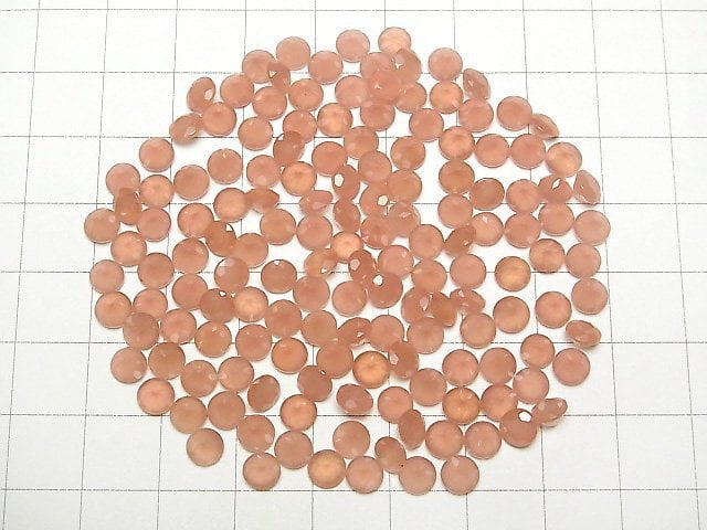 [Video] Peru Rhodochrosite AAA Loose stone Round Faceted 5x5mm 4pcs