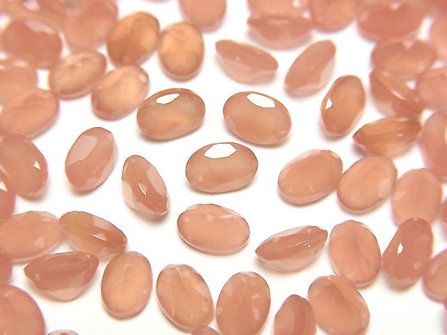 Oval, Rhodochrosite Gemstone Beads