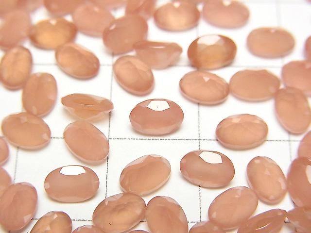 [Video] Peruvian Rhodochrosite AAA Loose stone Oval Faceted 6x4mm 3pcs